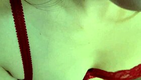 a petite woman receives her first golden shower in the shower becoming aroused