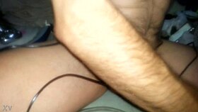 shaved babe masturbates hard with dildo toy session