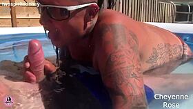 hot homemade paddling pool fuck suck big ass monster cock