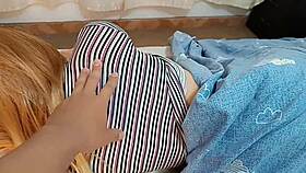 perfect ass virgin teen gags on giant thick cock then fucked hard