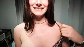 bold milf offers pussy over fuck doll