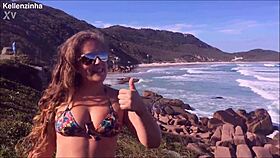 amazing moments unfold at brazil's prettiest nudist beach