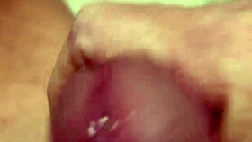 watching me eat pussy made my cock throb hard close up