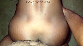 skinny black prostitute moans bent over taking bbc doggystyle in full pov fuck
