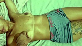 watch sexy skinny brazilian teen bent over for double anal doggystyle!
