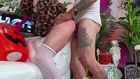 tess thompson's tiny body hooks up for sloppy deepthroat with bryan gozzling