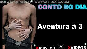 join our wild brazilian amateur threesome adventure full of raw passion