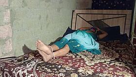 desi village bhabhi rides husband's cock in steamy bathroom bath