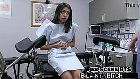 Petite nurse aria nicole spreads for patient creampie fuck