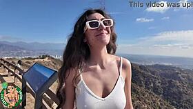 Aubry Babcock Delivers Complete Girlfriend Experience with Sloppy Hollywood Sign Blowjob Vol 49!