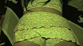 he fantasizes about chubby girl alone then facefucks her to accidental creampie