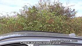 pierced teen hitchhiker like me fucks pov hard in public so wild