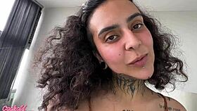 essa the hairy married woman gives her unshaved pussy and ass at cuckold house