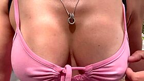 i'm so horny walking public in this revealing outfit feeling exposed