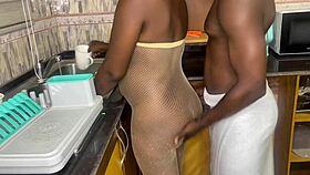 fuck my pregnant african pussy hard right in kitchen