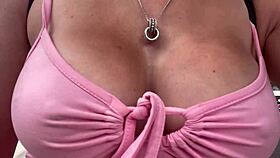 i'm so horny walking public in this revealing outfit feeling exposed