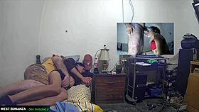her tight latina pussy milks my unexpected creampie load deep inside