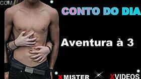 join our wild brazilian amateur threesome adventure full of raw passion