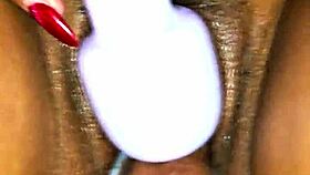 sexy latina housewife spreads juicy hairy pussy for creampie closeup