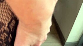 hungry blonde milf gags on bbc begging for cum in dirty interracial pound!