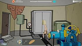 Exploring campus adventures in Fuckerman parody game