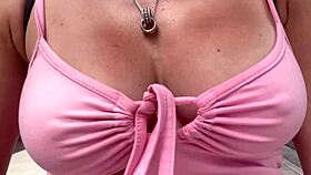 i'm so horny walking public in this revealing outfit feeling exposed
