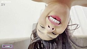will this curvy latina virgin take that huge black cock deep in her ass?