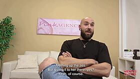 oh god, this big titted model orgasms hard in her final office casting test!