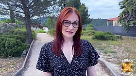 Lavyana's Sultry Redhead Milf Ass Demands Two Cocks in MMF