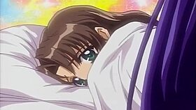 Maid seduces horny woman in bed