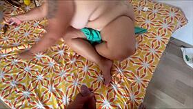 latina's fat ass takes rough anal creampie dripping leche
