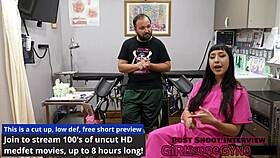 selena sativa plays around with ultrasound backstage close up
