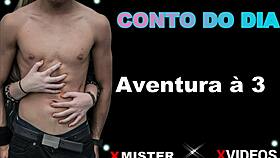 join our wild brazilian amateur threesome adventure full of raw passion