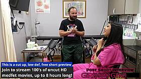 selena sativa plays around with ultrasound backstage close up