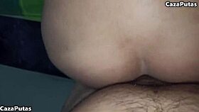 creampie floods 18 year old latina's pussy in fake casting session