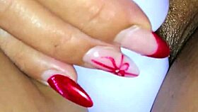 sexy latina housewife spreads juicy hairy pussy for creampie closeup