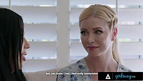 conflicted holly day asks caring milf serene siren for lesbian answers 😘