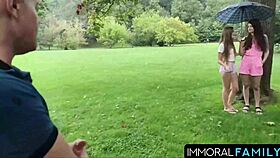 dan's juicy curvy babe unleashes monster orgasm in dirty talk threesome ride