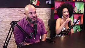 Lady Snow's sensual interracial cast with black stud part 1