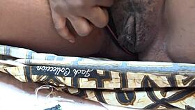 ebony neighbor babe dreams of hot garage fun with johnny