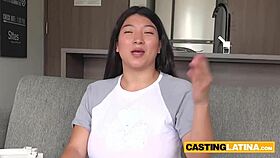 sexy latin kaori's big ass blows and titfucks huge cock perfectly