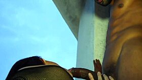 I'm Alora tasting my first huge black cock deepthroat