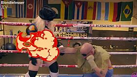 blondie fesser dresses as kolin in street fighter cosplay for oiled hard fuck