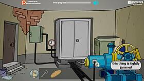 Exploring campus adventures in Fuckerman parody game