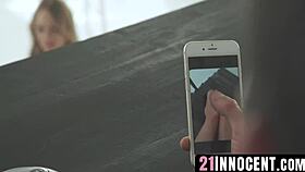 Ivana's Innocent Toe-Sucking Frenzy Ignites Bedroom Blowjob Battle!