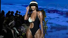 big ass bikini model struts her curves in a steamy revealing photoshoot session