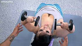 Chubby Omya BBW Craves Massive BBC After Workout
