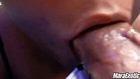 Watch this hot milf choke on big black cock, sloppy deepthroat, and swallow every drop!