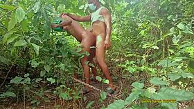 bbw king's wife gets bush pounded by big black cock during village ritual