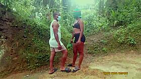 bbw king's wife gets bush pounded by big black cock during village ritual